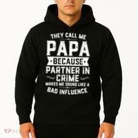 Mens They Call Me Papa Because Partner In Crime Shirt Fathers Day TShirt Hoodie thumb 2