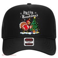 Merry Thanksmas Christmas Turkey Santa Thanksgiving Fall Hat thumb 0