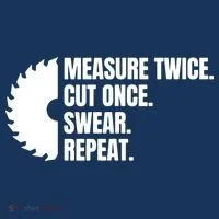 Measure Twice Cut Once Swear Repeat Toddler Hoodie thumb 2