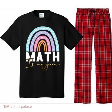 Math Teacher Cute Gift Math Is My Jam Cute Gift Pajama Set