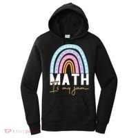 Math Teacher Cute Gift Math Is My Jam Cute Gift Women's Hoodie thumb 0