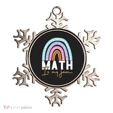 Math Teacher Cute Gift Math Is My Jam Cute Gift Ornament