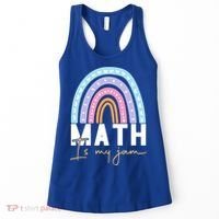Math Teacher Cute Gift Math Is My Jam Cute Gift Women's Tank Top thumb 0