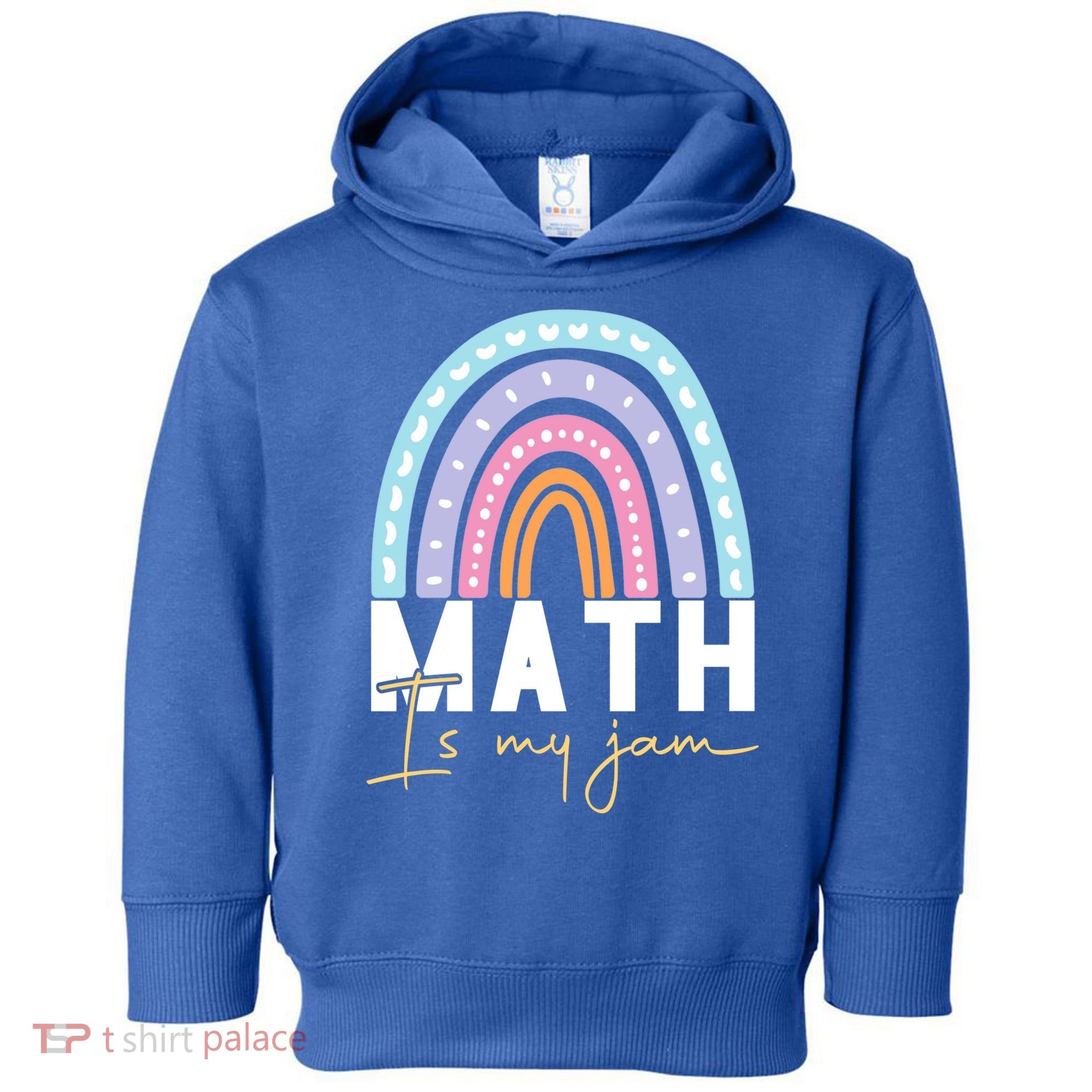 Math Teacher Cute Gift Math Is My Jam Cute Gift Toddler Hoodie