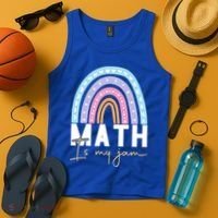 Math Teacher Cute Gift Math Is My Jam Cute Gift Tank Top thumb 4