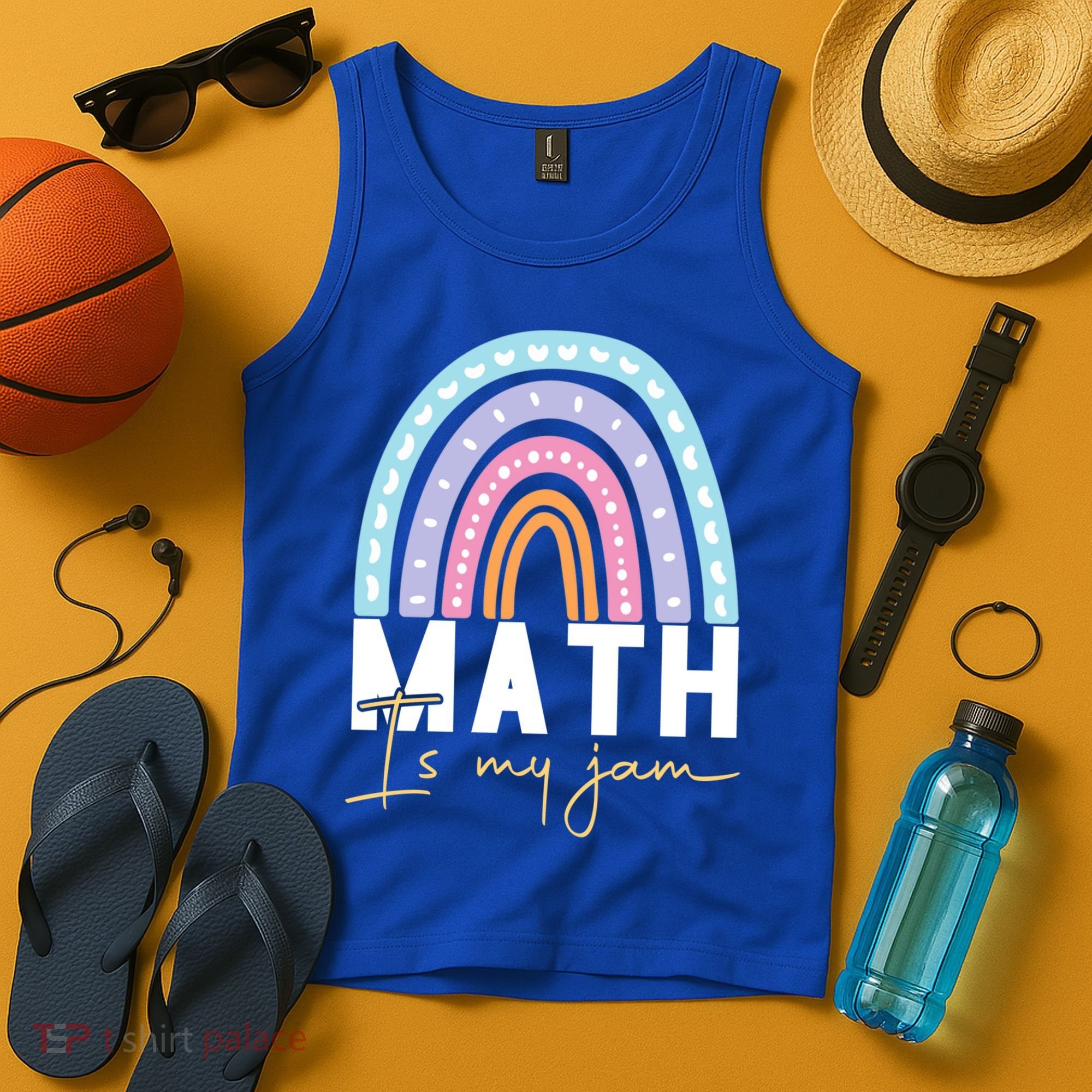 Math Teacher Cute Gift Math Is My Jam Cute Gift Tank Top