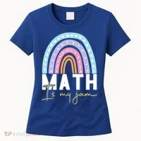 Math Teacher Cute Gift Math Is My Jam Cute Gift Women's T-Shirt thumb 0