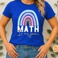 Math Teacher Cute Gift Math Is My Jam Cute Gift Women's T-Shirt thumb 2