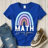 Math Teacher Cute Gift Math Is My Jam Cute Gift Women's T-Shirt thumb 3