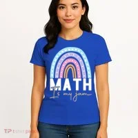 Math Teacher Cute Gift Math Is My Jam Cute Gift Women's T-Shirt thumb 4