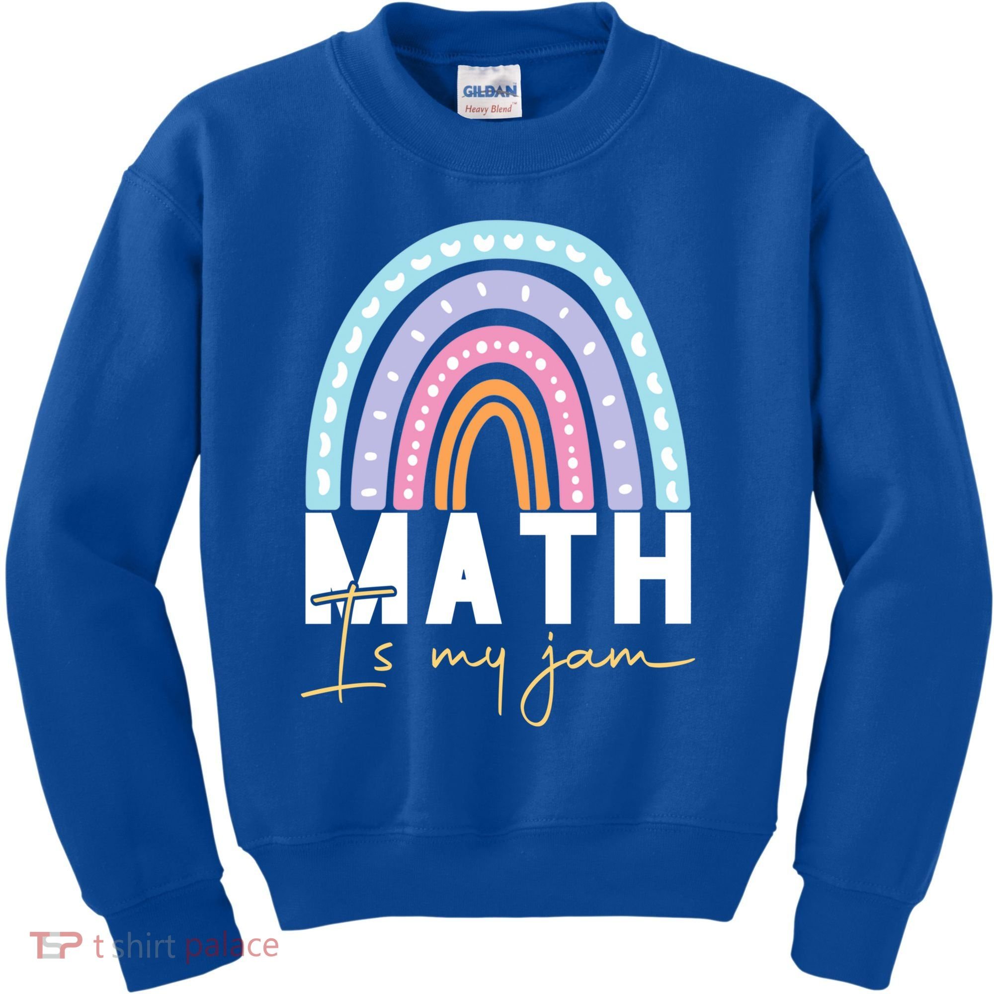 Math Teacher Cute Gift Math Is My Jam Cute Gift Kids Sweatshirt