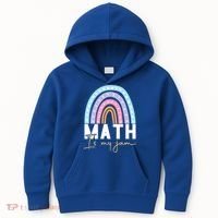 Math Teacher Cute Gift Math Is My Jam Cute Gift Kids Hoodie thumb 0