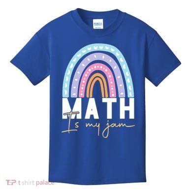 Math Teacher Cute Gift Math Is My Jam Cute Gift Kids T-Shirt