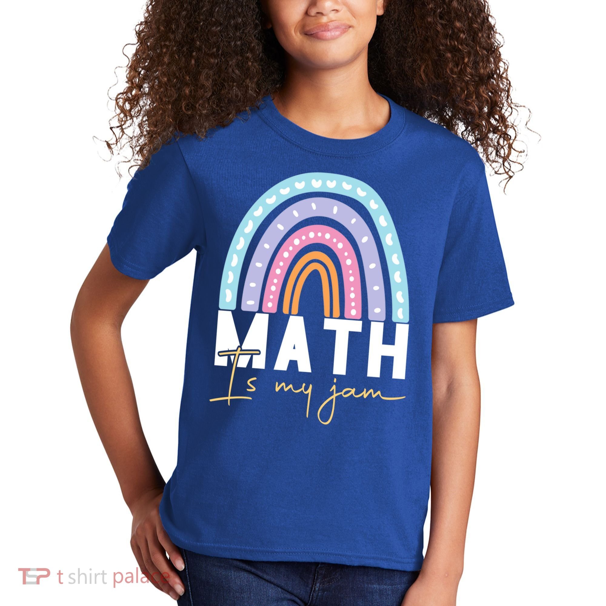 Math Teacher Cute Gift Math Is My Jam Cute Gift Kids T-Shirt