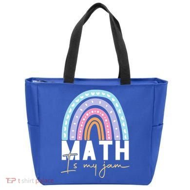 Math Teacher Cute Gift Math Is My Jam Cute Gift Tote Bag