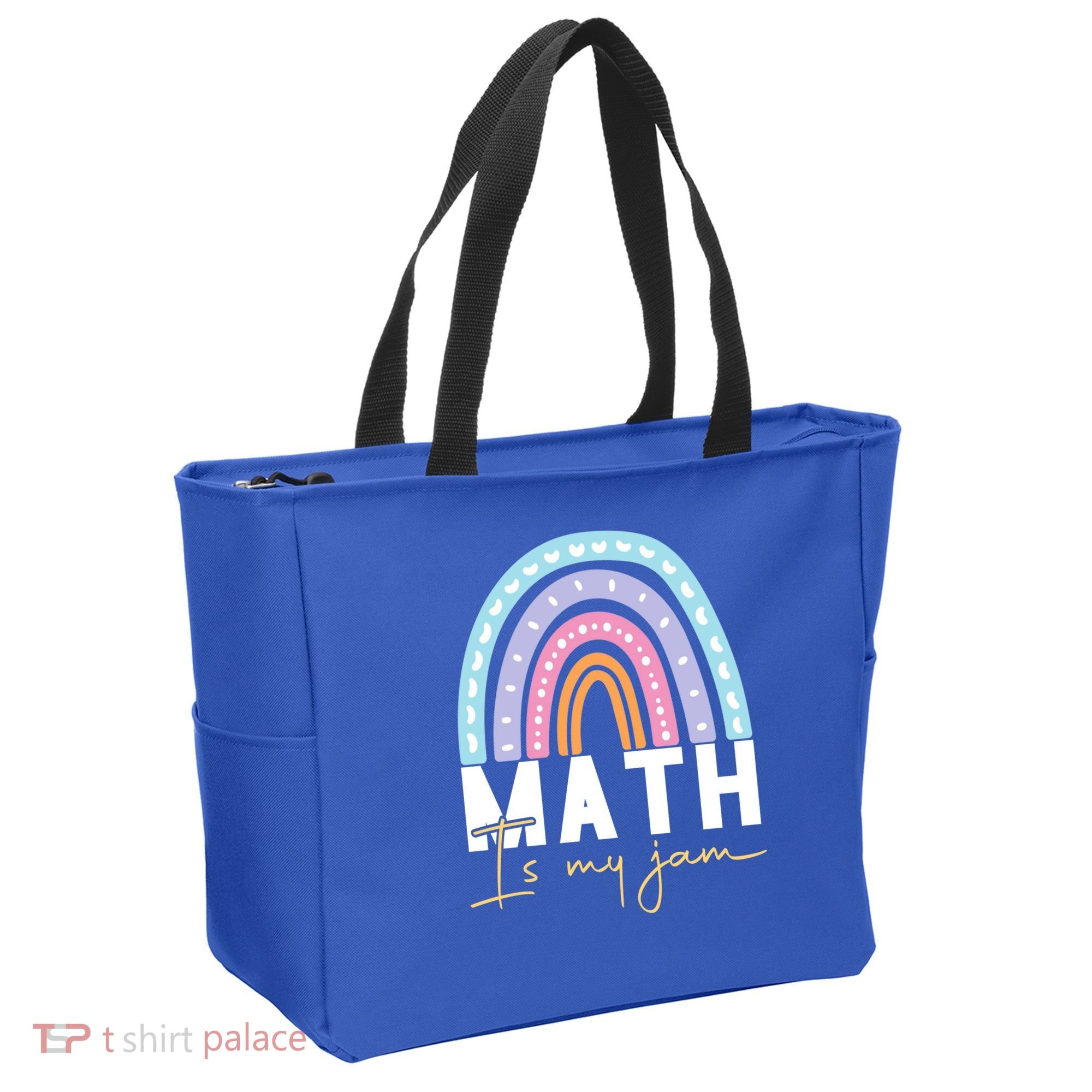Math Teacher Cute Gift Math Is My Jam Cute Gift Tote Bag