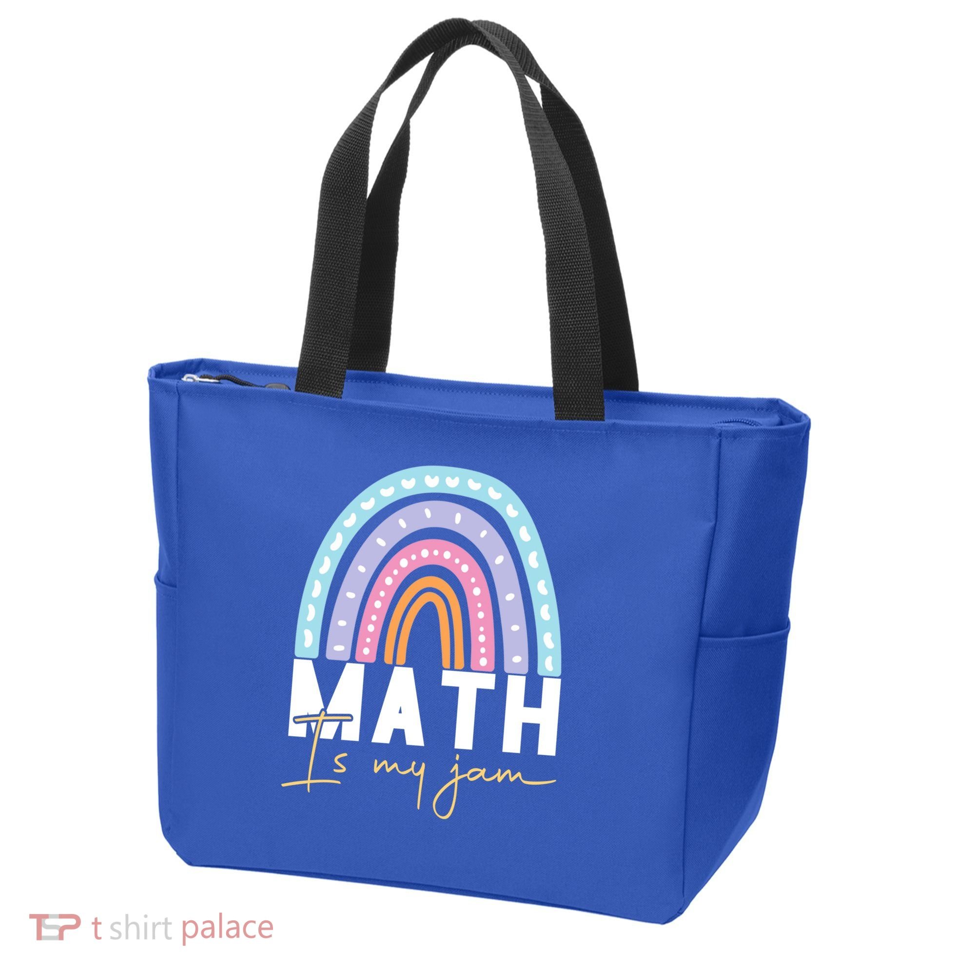 Math Teacher Cute Gift Math Is My Jam Cute Gift Tote Bag
