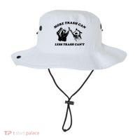 More Trach Can Less Trach CanT Funny Raccoon Bucket Hat thumb 0