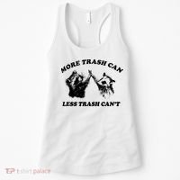 More Trach Can Less Trach CanT Funny Raccoon Women's Tank Top thumb 0