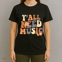 Music Teacher Cute Back To School YAll Need Music T-Shirt thumb 4