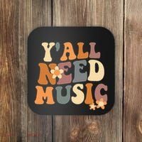 Music Teacher Cute Back To School YAll Need Music Coaster thumb 0