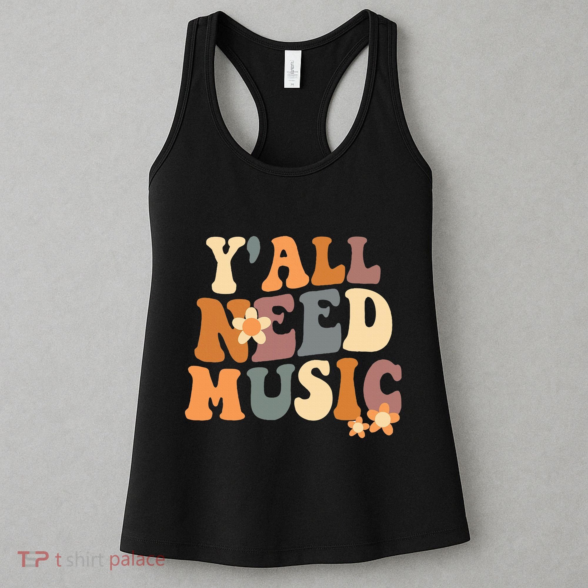Music Teacher Cute Back To School YAll Need Music Women's Tank Top