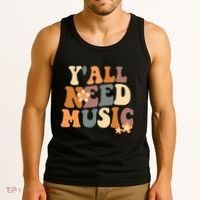 Music Teacher Cute Back To School YAll Need Music Tank Top thumb 3