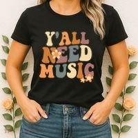 Music Teacher Cute Back To School YAll Need Music Women's T-Shirt thumb 2