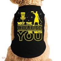 May The Course Be With You - Disc Golf Player Disc Golfer Doggie Tank thumb 0