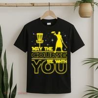 May The Course Be With You - Disc Golf Player Disc Golfer T-Shirt thumb 2