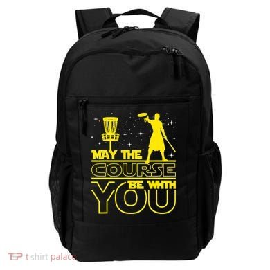 May The Course Be With You - Disc Golf Player Disc Golfer Backpack
