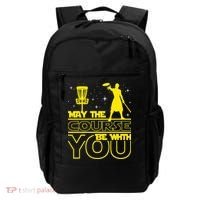 May The Course Be With You - Disc Golf Player Disc Golfer Backpack thumb 0