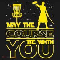 May The Course Be With You - Disc Golf Player Disc Golfer Polo thumb 3