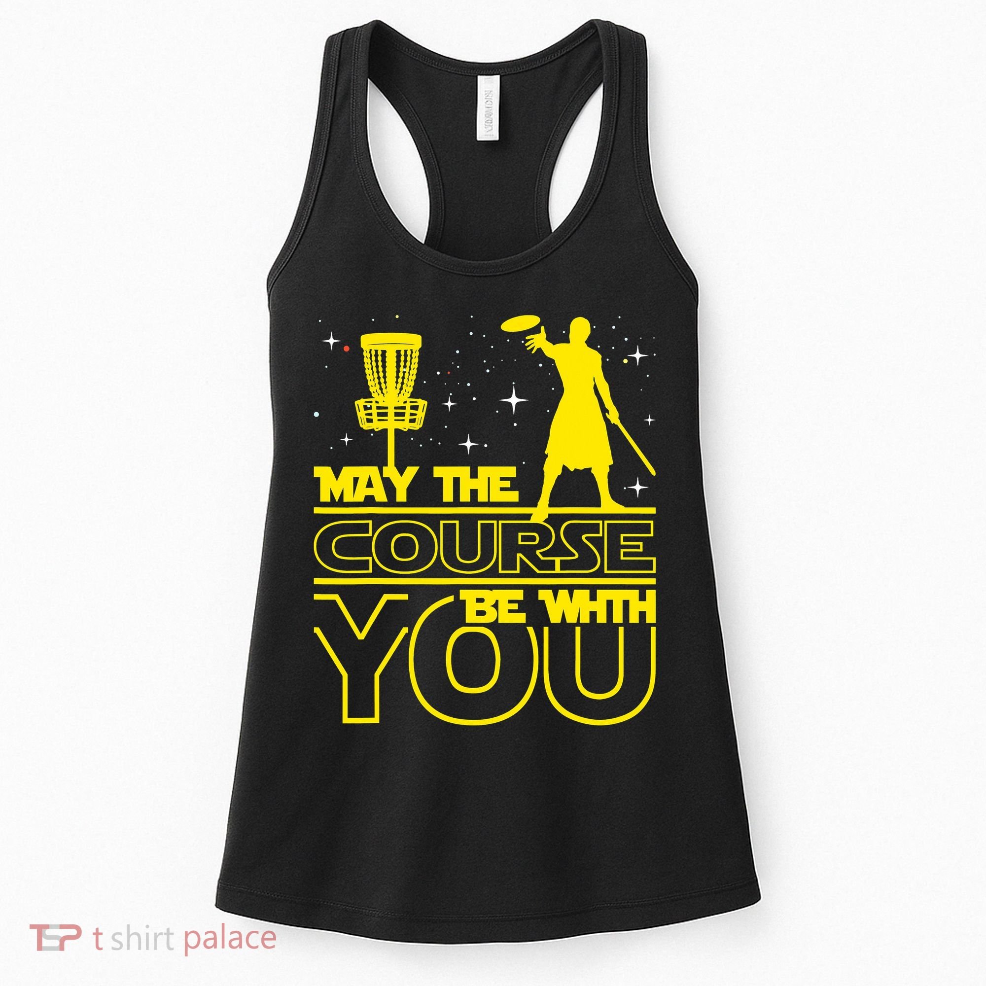 May The Course Be With You - Disc Golf Player Disc Golfer Women's Tank Top