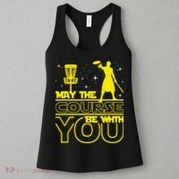 May The Course Be With You - Disc Golf Player Disc Golfer Women's Tank Top thumb 3