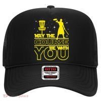May The Course Be With You - Disc Golf Player Disc Golfer Hat thumb 0