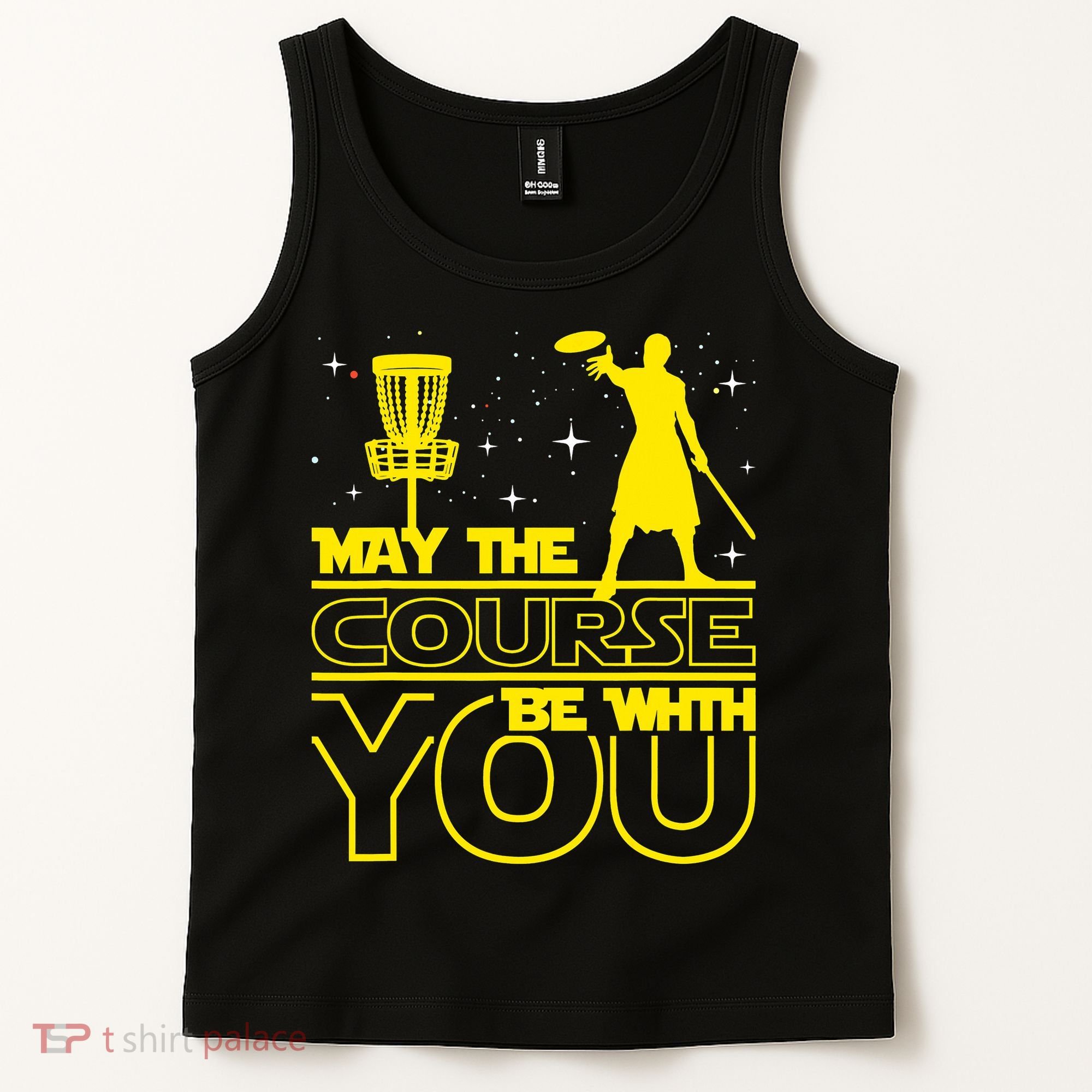 May The Course Be With You - Disc Golf Player Disc Golfer Tank Top