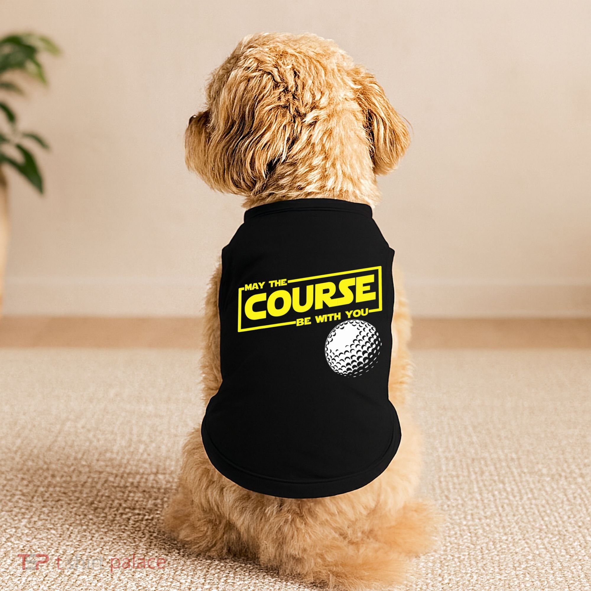 May the course be with you funny Golf Doggie Tank