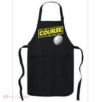 May the course be with you funny Golf Apron thumb 0