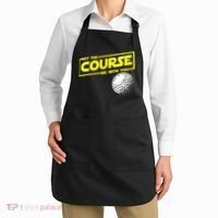 May the course be with you funny Golf Apron thumb 2
