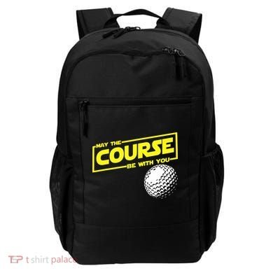 May the course be with you funny Golf Backpack