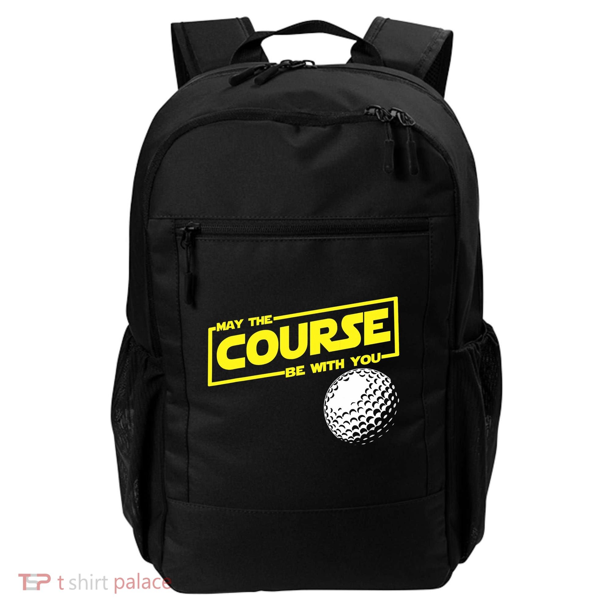 May the course be with you funny Golf Backpack