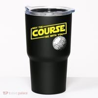 May the course be with you funny Golf Tumbler thumb 0