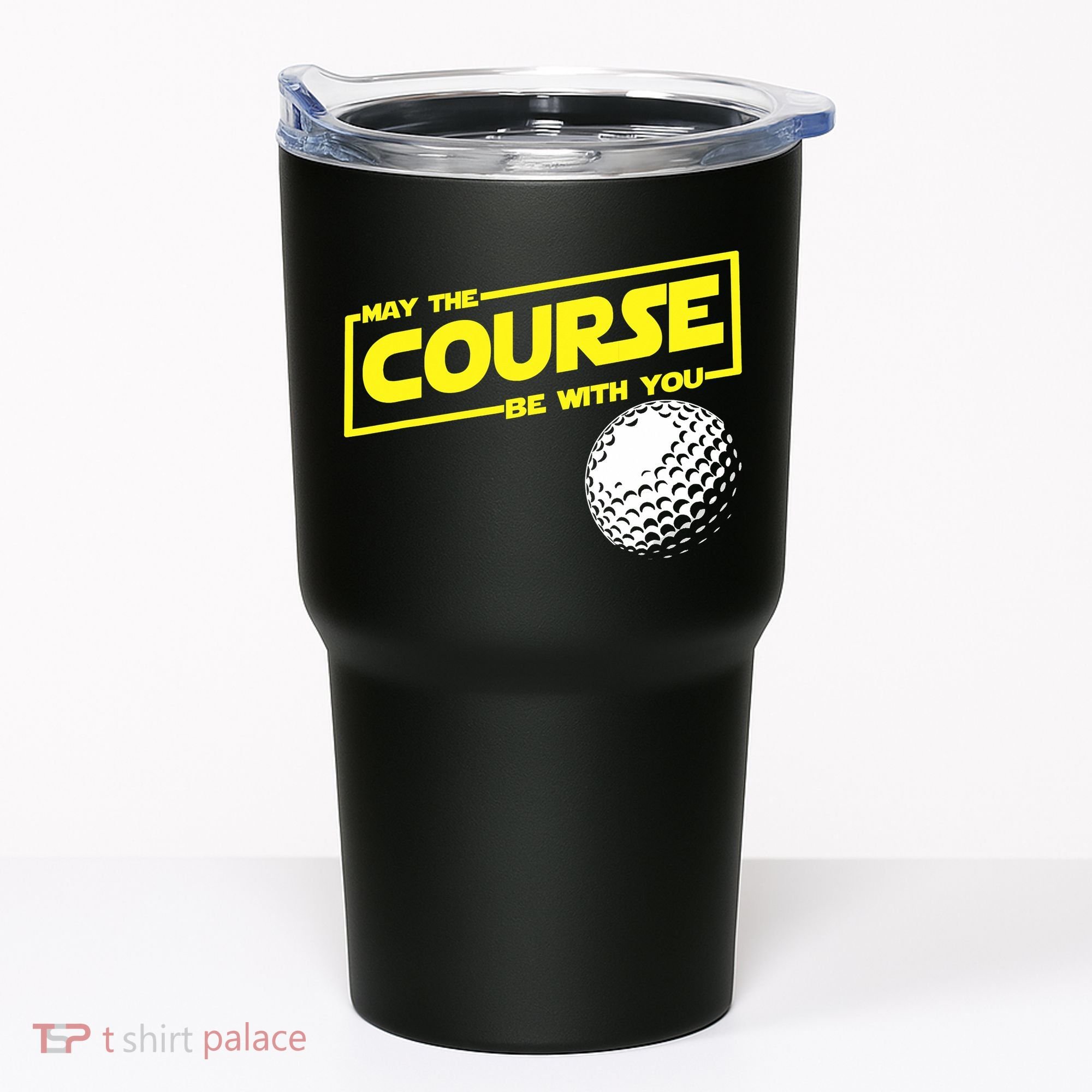May the course be with you funny Golf Tumbler