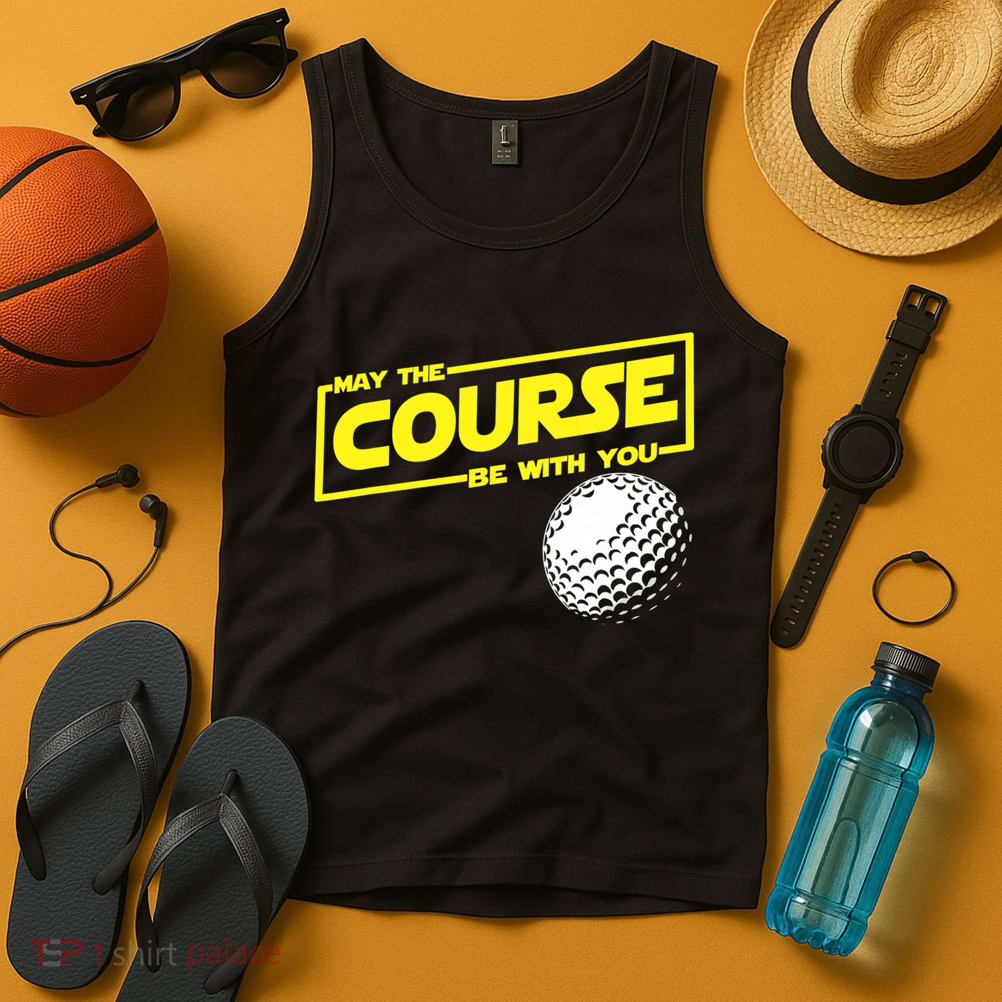 May the course be with you funny Golf Tank Top
