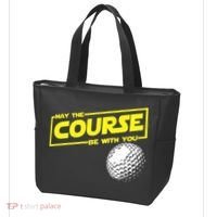 May the course be with you funny Golf Tote Bag thumb 3