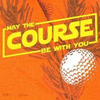 May the course be with you funny Golf Kati Licensed 12" Camo Cuffed Beanie thumb 2