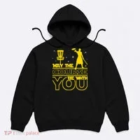 May The Course Be With You - Disc Golf Player Disc Golfer Hoodie thumb 0
