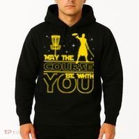 May The Course Be With You - Disc Golf Player Disc Golfer Hoodie thumb 2