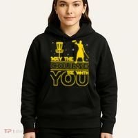 May The Course Be With You - Disc Golf Player Disc Golfer Hoodie thumb 5